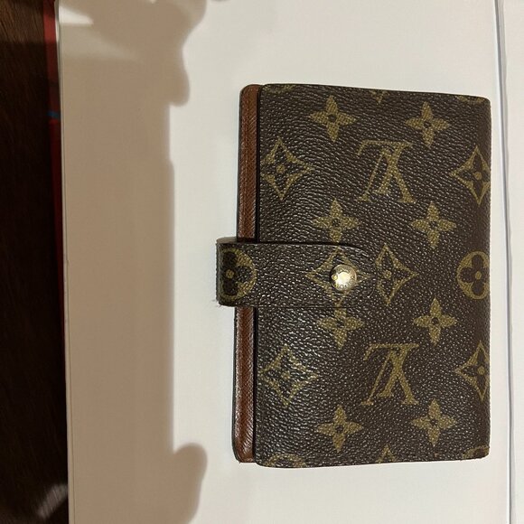 Louis Vuitton Brown and Gold Wallet - Picture 1 of 6